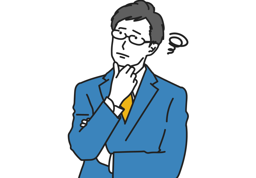 困っている人事のイラスト